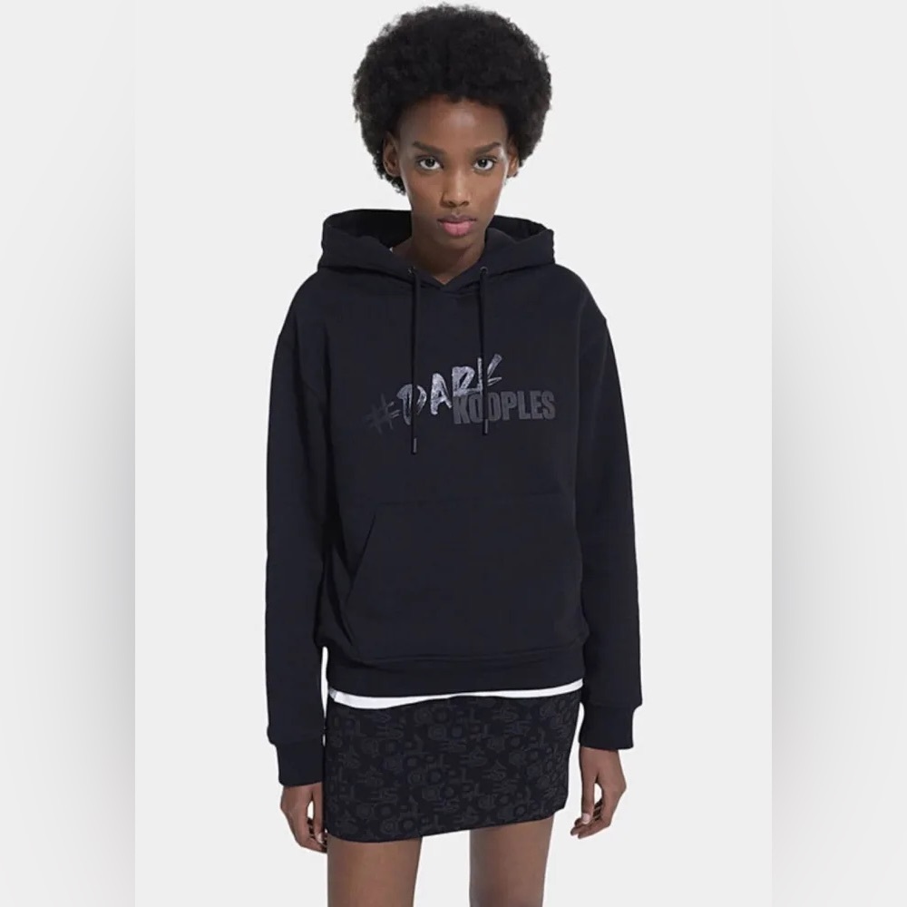 The Kooples # Dark Kooples Black Hoodie M